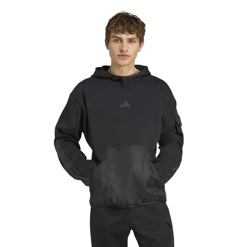 Худи утилитарное City Tech Adidas, черный