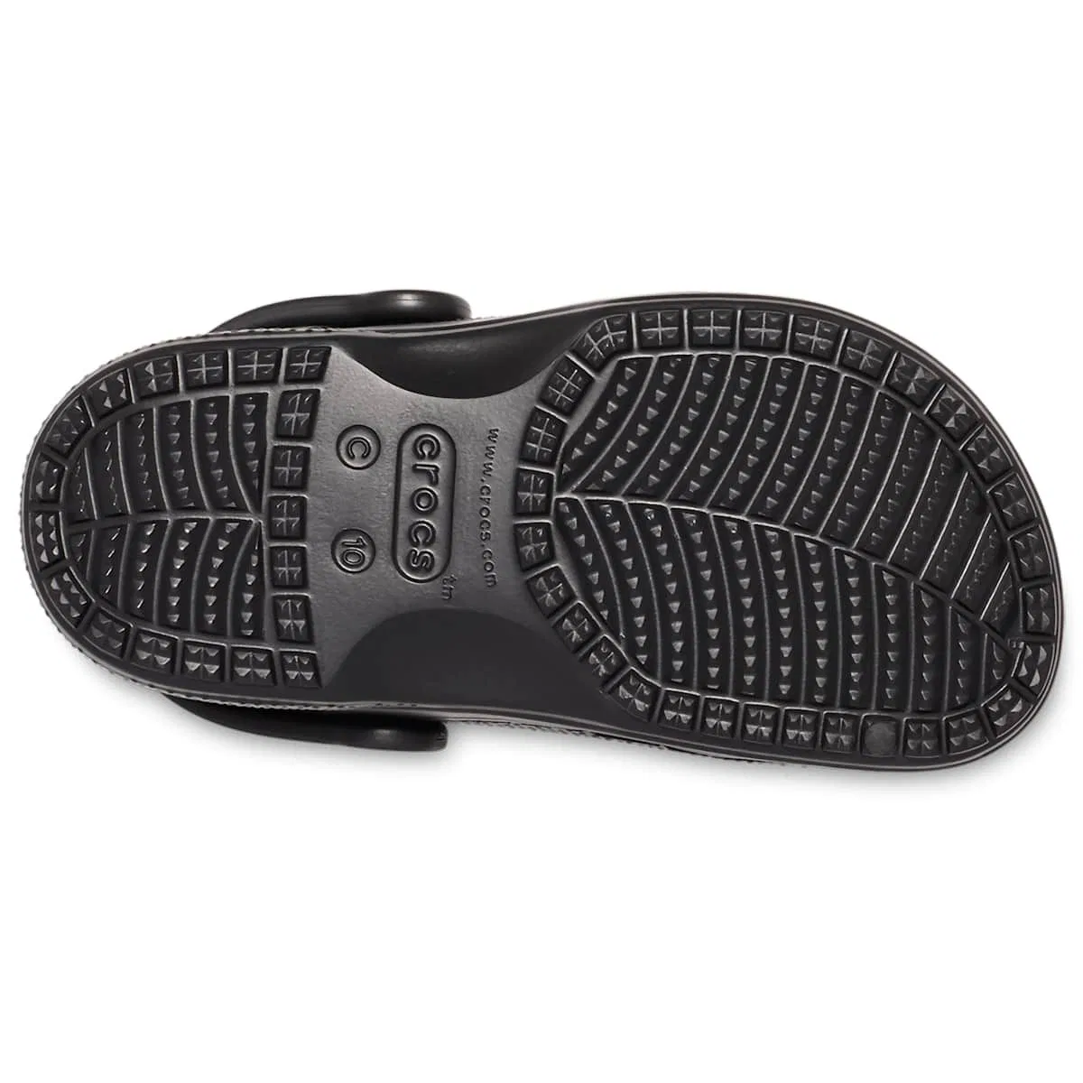 Детские сабо с вентиляцией Baya Clog Crocs, Black — фото 4