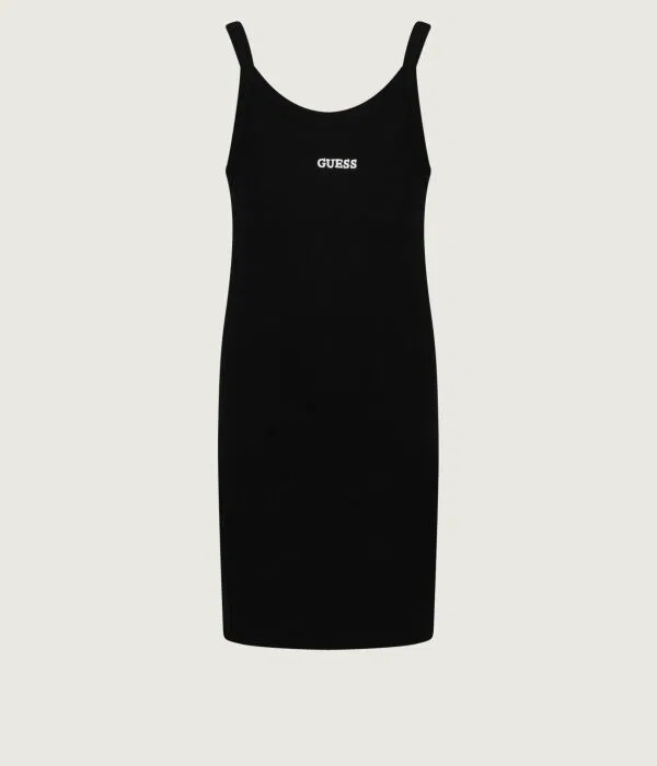 Детское платье для девочек с бретельками Guess Active, черный