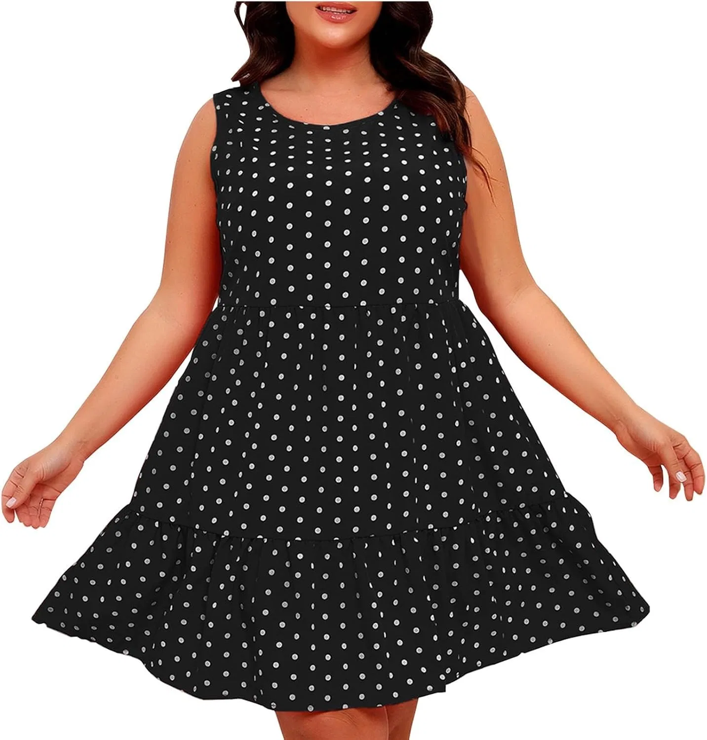 Женское повседневное платье с принтом Summer Dresses, Black