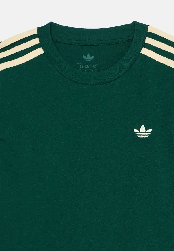 Лонгслив Adidas Originals, темно-зеленый — фото 3