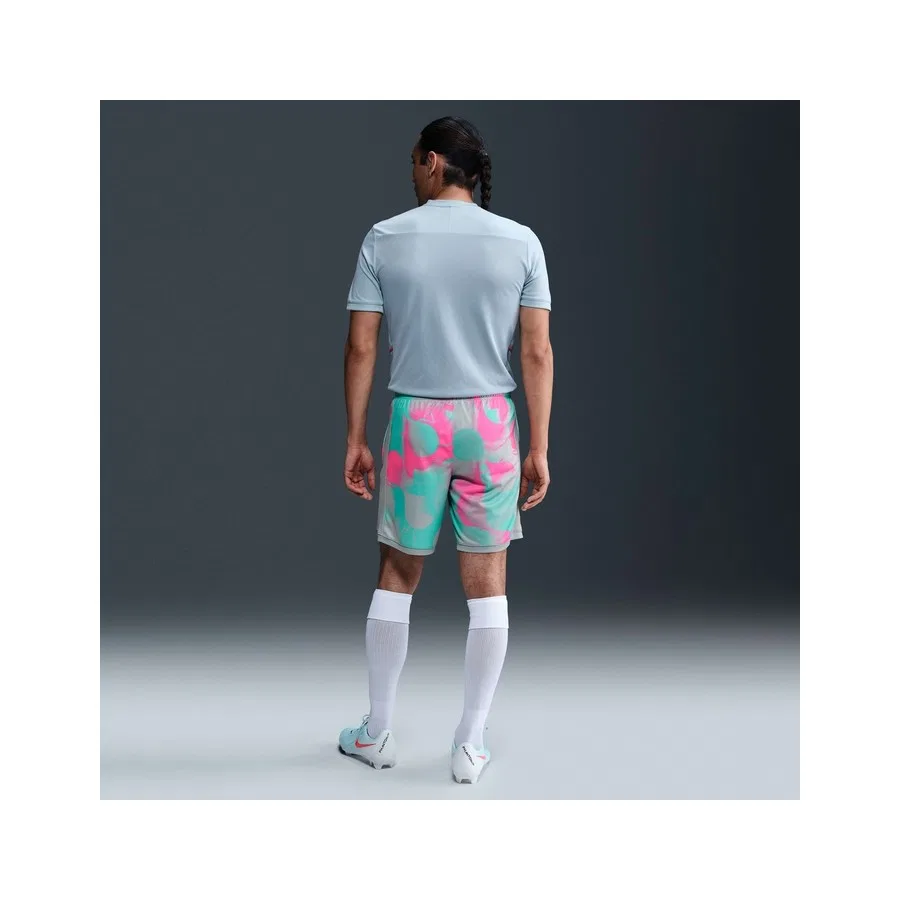 Шорты спортивные с принтом Nike Akademisi+ HJ4241-646, Hyper Pink/Ocean Cube/Dynamic Turquoise/Black — фото 3