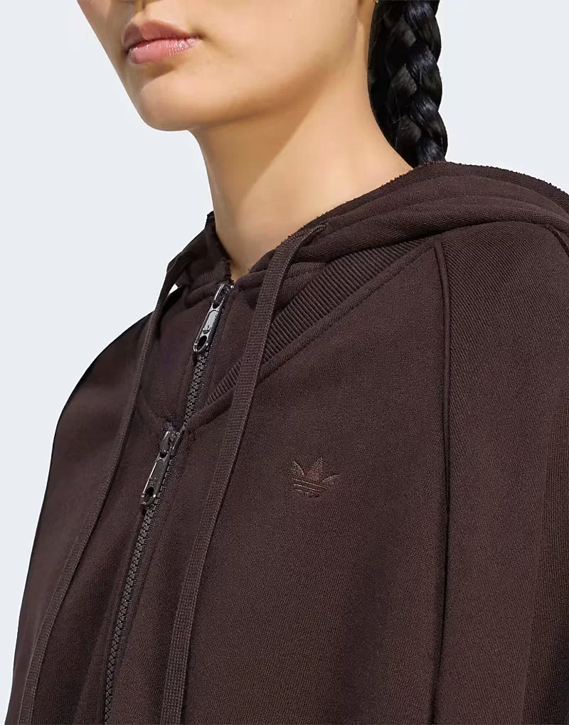 Толстовка Adidas Originals SST с двойной передней частью, Аврора Кофе — фото 3