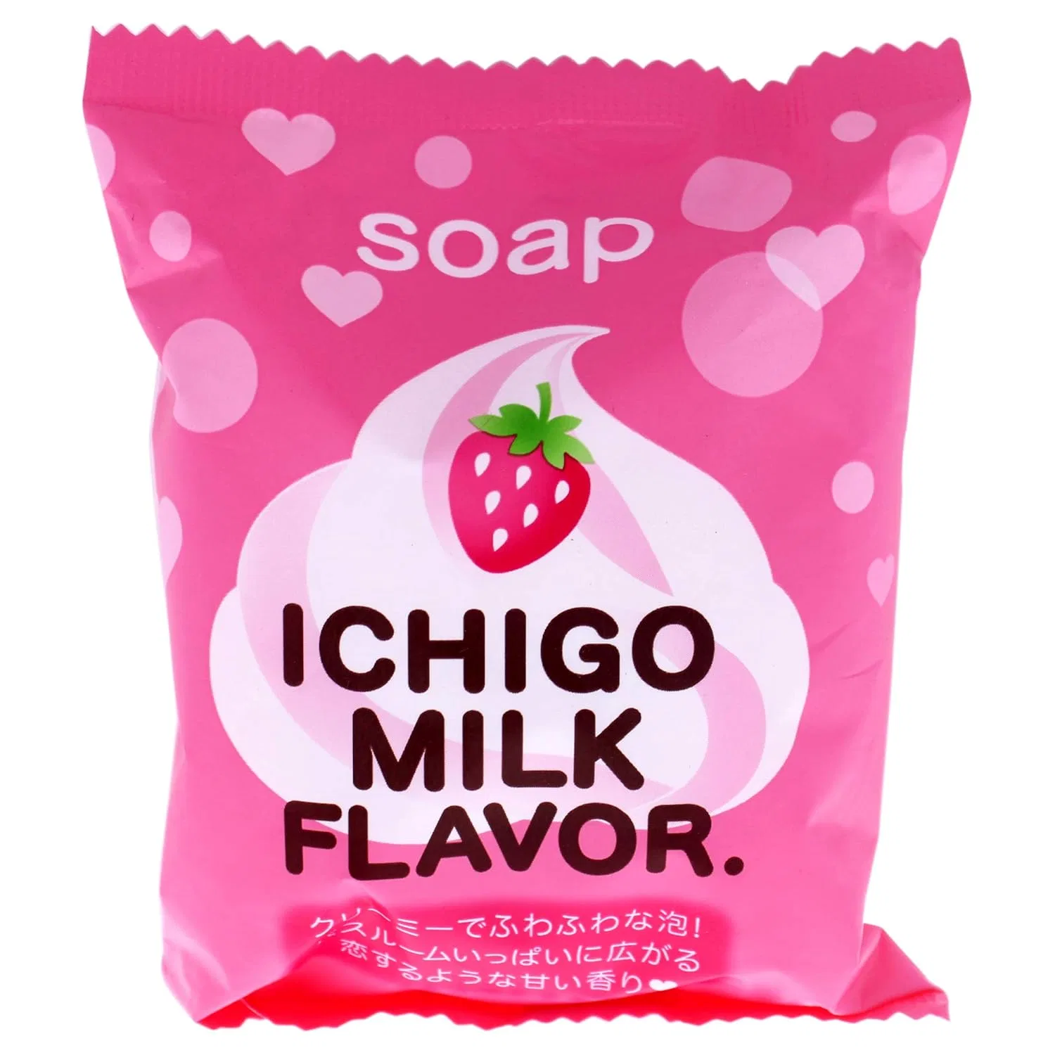 Мыло Ichigo Milk Flavor, Pelican Soap, 80 г, Strawberry Milk