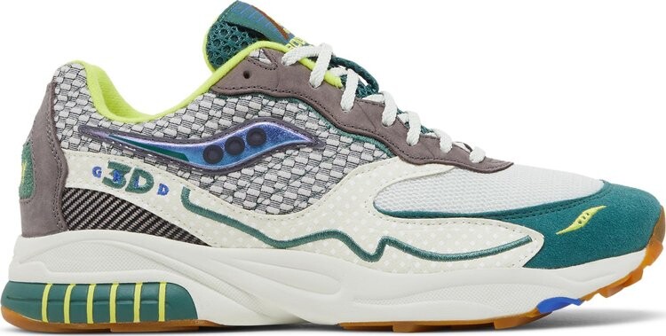 

Кроссовки Saucony Bodega x 3D Grid Hurricane Loyal to the Sport, кремовый, Бежевый, Кроссовки Saucony Bodega x 3D Grid Hurricane Loyal to the Sport, кремовый