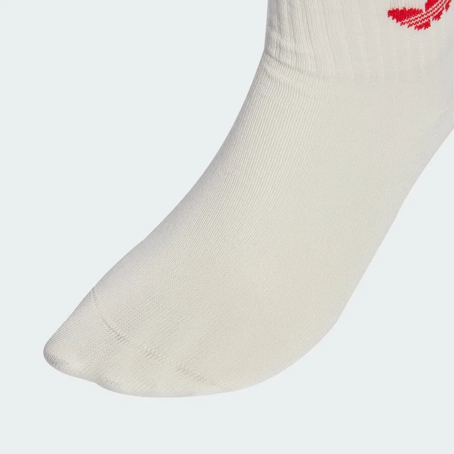 Детские носки ADIDAS ORIGINALS, длина до щиколотки, 6 пар, белые — фото 3