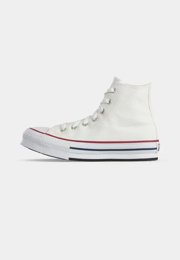Кроссовки Chuck Taylor All Star Lift Platform унисекс - высокие кроссовки Converse, белый/темно-синий — фото 3