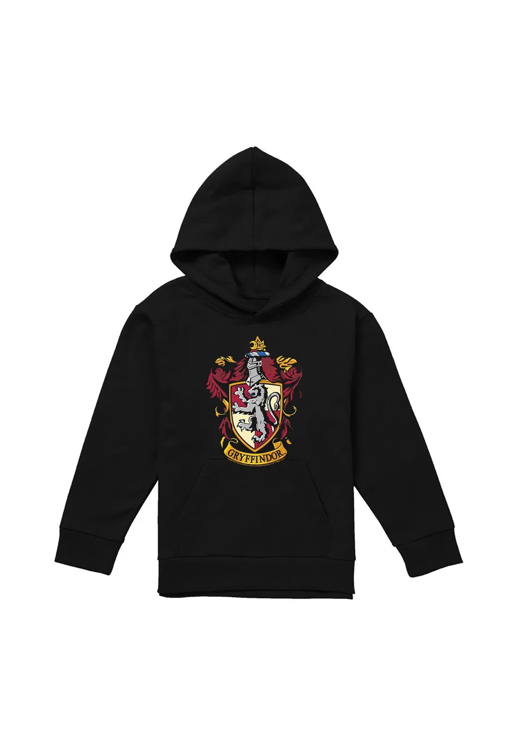 Худи унисекс с гербом Гриффиндора Harry Potter, Black