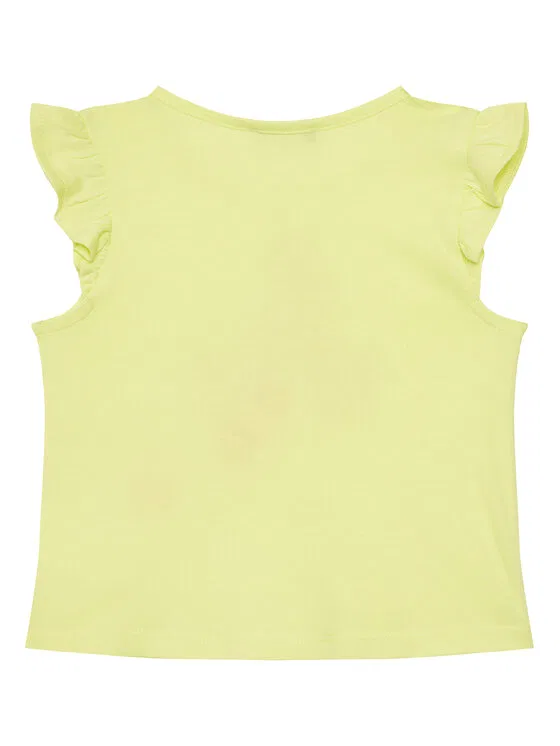 Футболка regular fit United Colors Of Benetton, желтый — фото 2