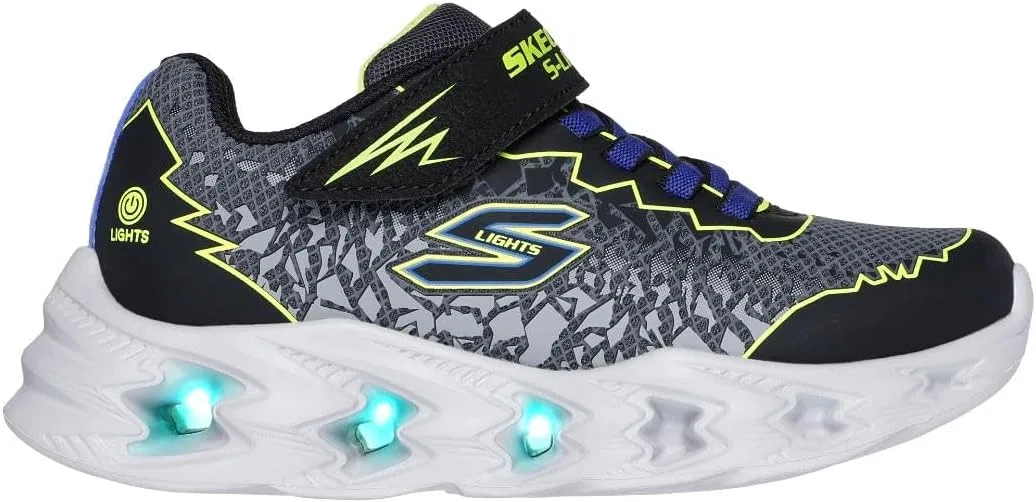 Детские кроссовки для мальчиков Vortex 2.0 Zorento Skechers, Black/Yellow — фото 4