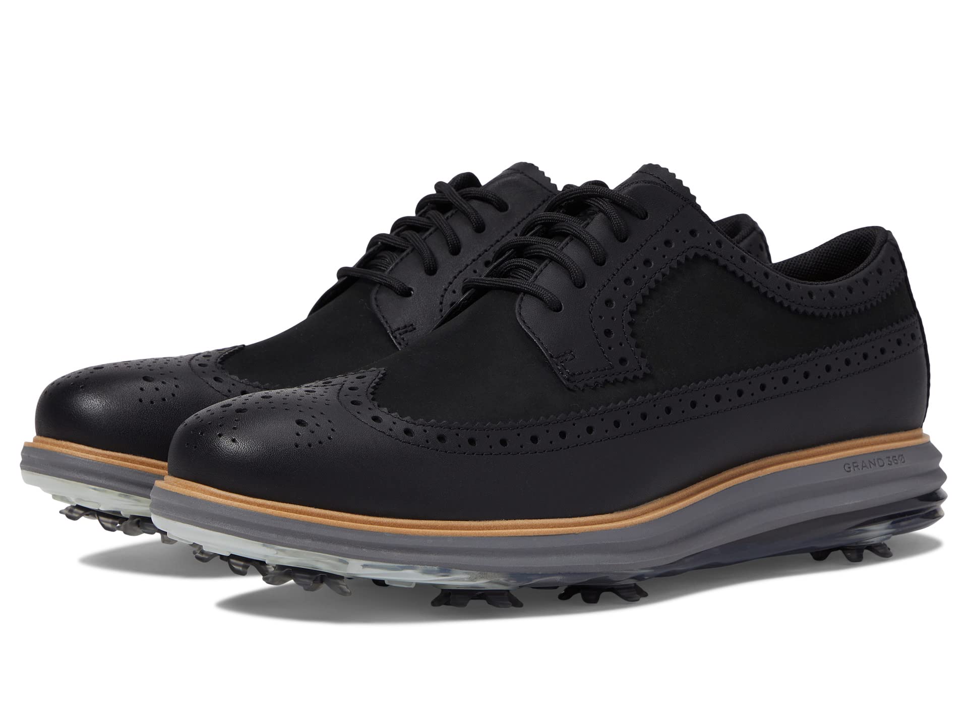 

Кроссовки Cole Haan Originalgrand Tour Golf Waterproof, цвет Black/Natural/Quiet Shade