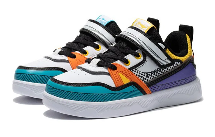 Детские кроссовки для скейтбординга с низким верхом Dolphin Blue Li-Ning YOUNG, Синий — фото 4