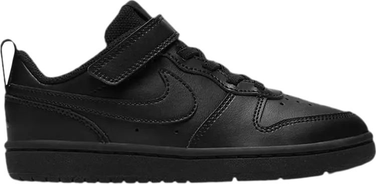 

Кроссовки Nike Court Borough Low 2 PS 'Triple Black', черный