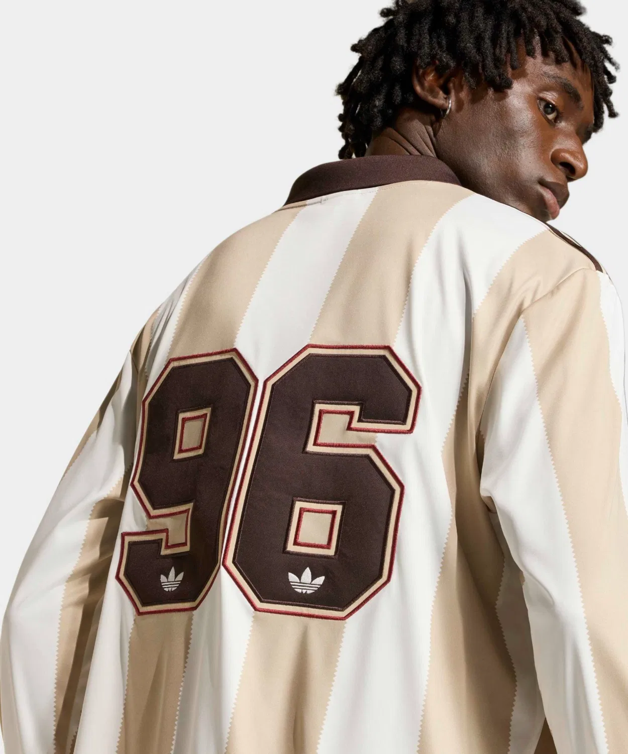 Мужское футболка с длинным рукавомBritcore Jersey Adidas, Beige — фото 4