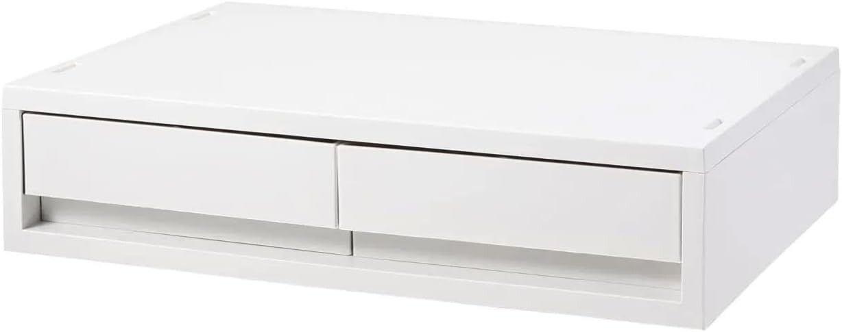 

MUJI B7S7046 Чемодан для хранения, 2 ящика, белый, White