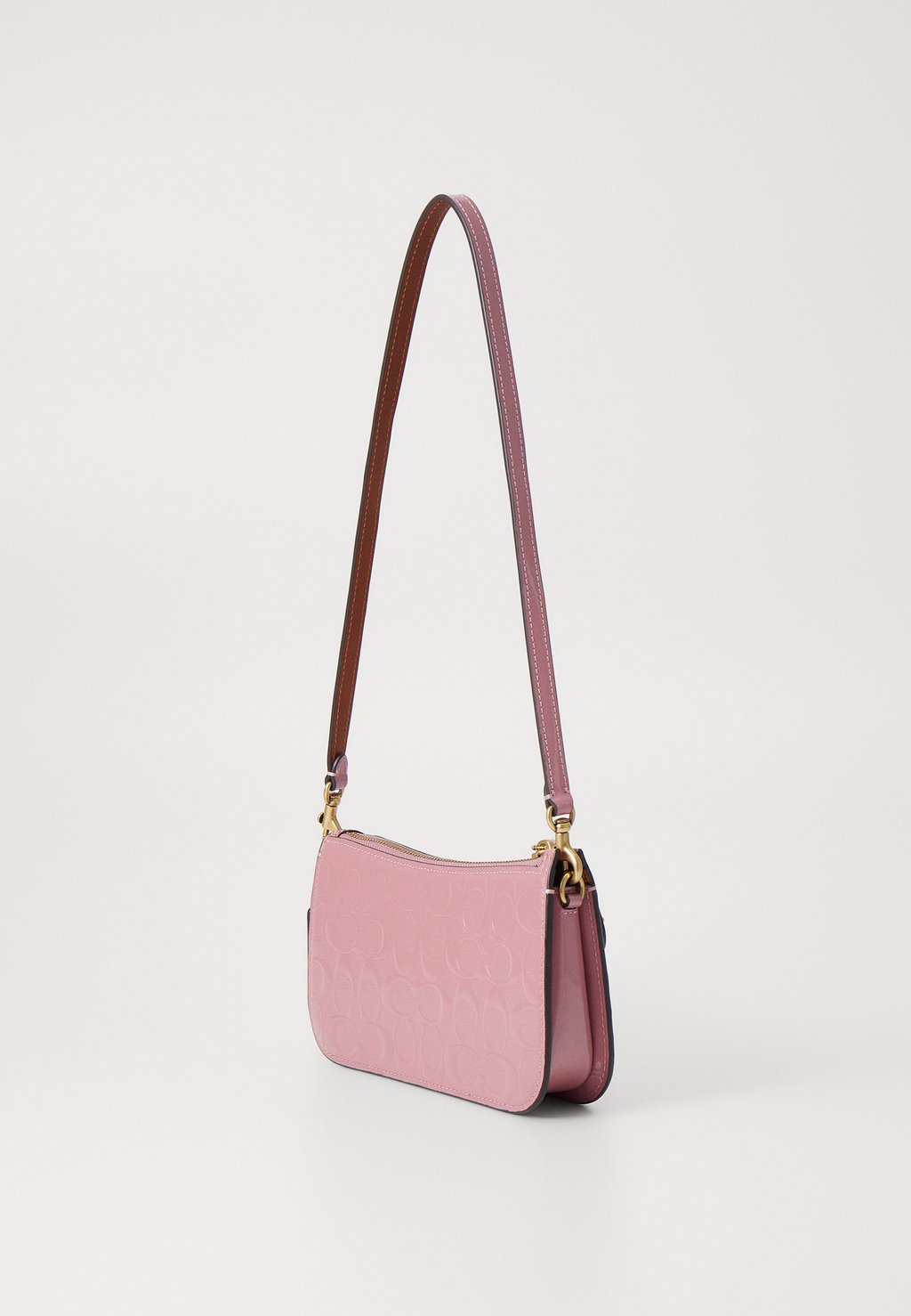 

Сумка PATENT SIGNATURE LEATHER PENN COACH, розовый