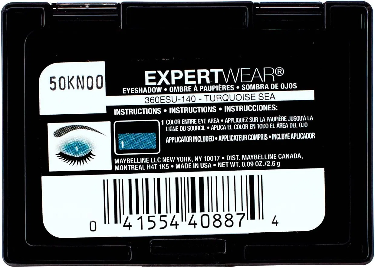 Тени для век Turquoise Sea Maybelline New York Expert Wear, 0.09 унции — фото 2