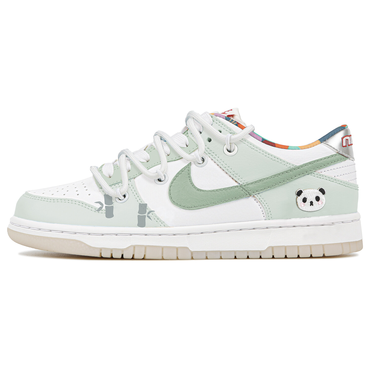 

Кроссовки Nike Dunk Skateboard Shoes Women's Low-Top White/Green, Белый, Кроссовки Nike Dunk Skateboard Shoes Women's Low-Top White/Green