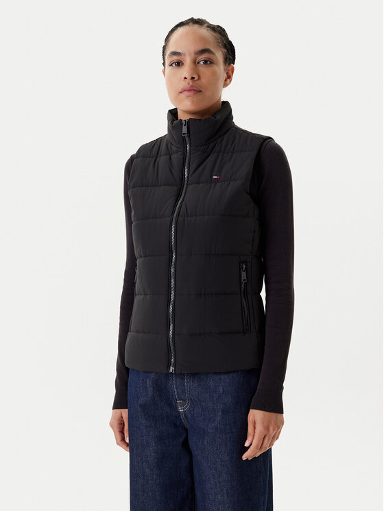 

Утепленный жилет regular fit DW0DW21409 Tommy Jeans, черный