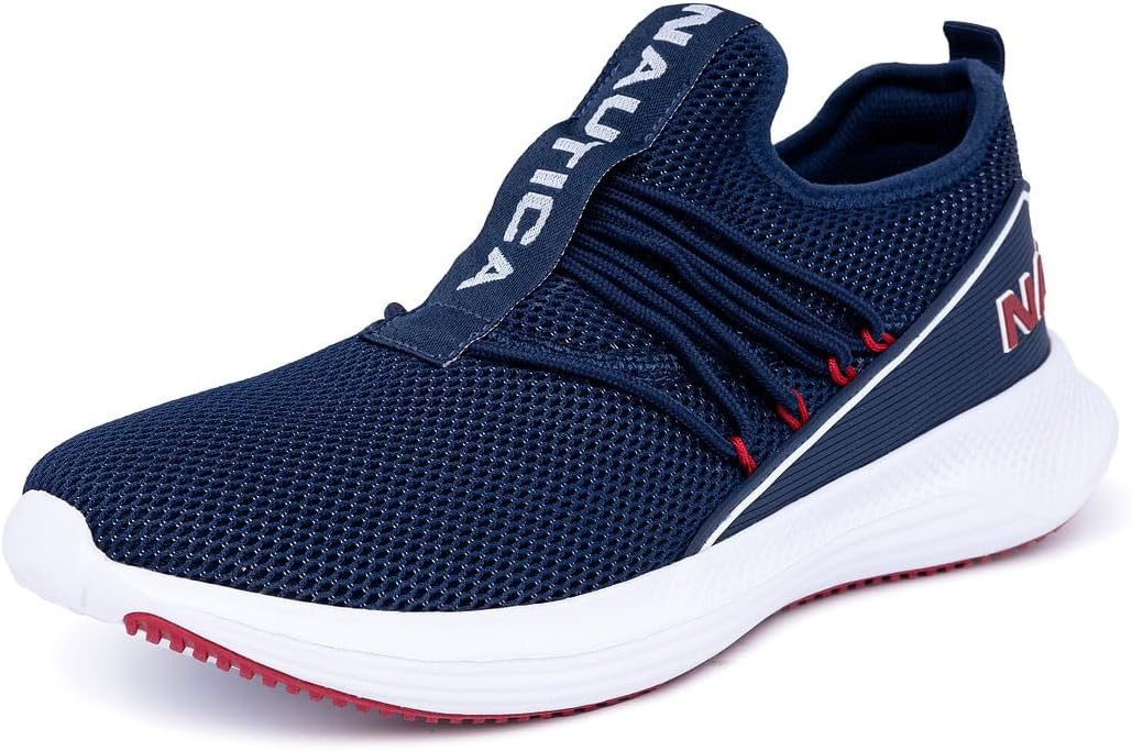 

Мужские кроссовки Nautica с эластичной шнуровкой, удобные, повседневные, для прогулок, Navy Northview