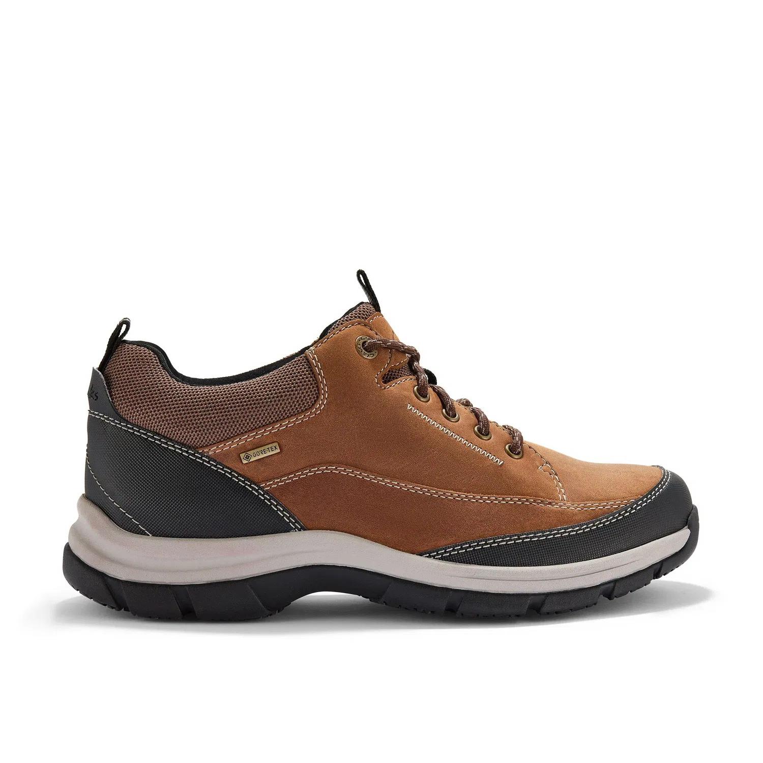 Кожаные ботинки GORE-TEX Clarks, коричневый