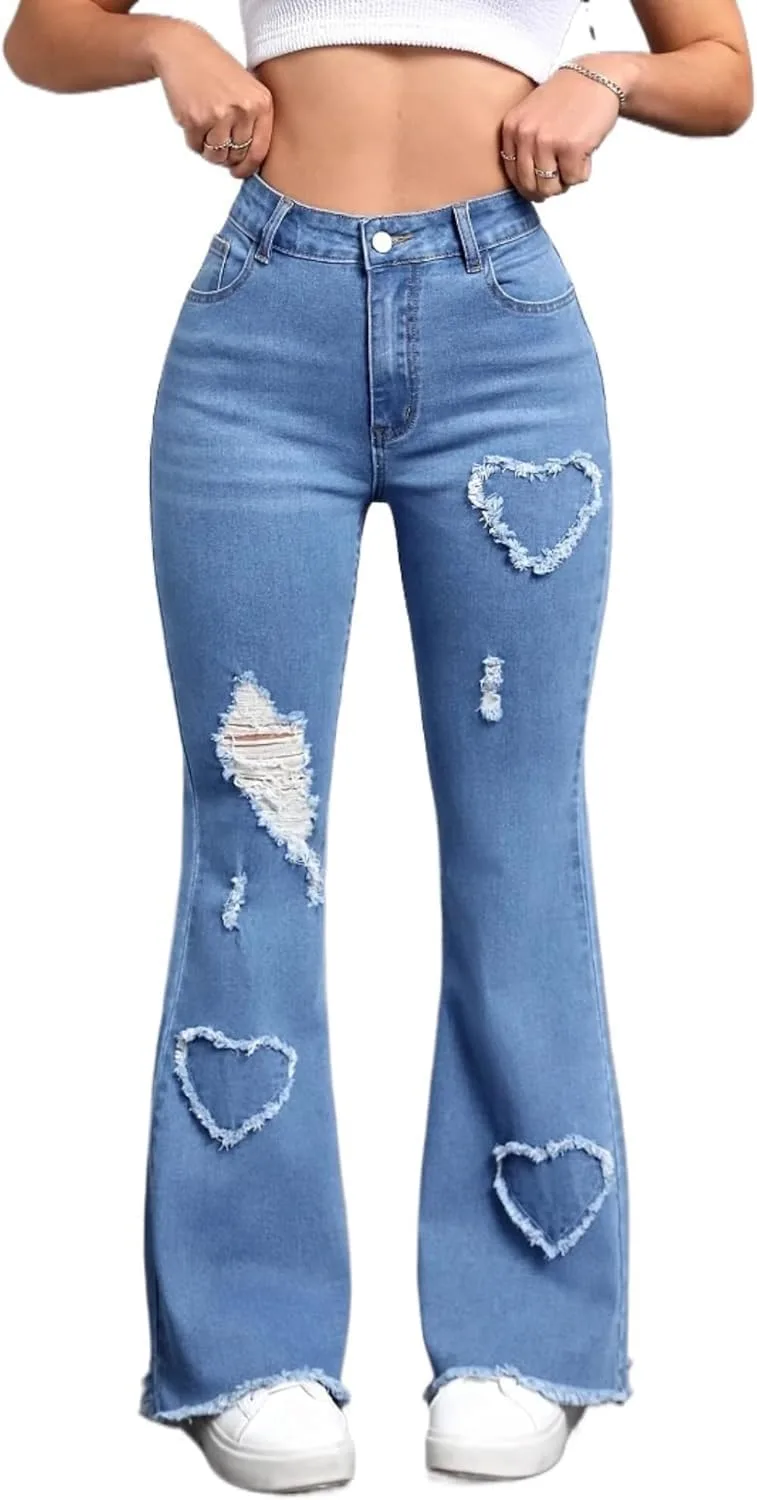 

DGHM-JLMY женские облегающие джинсы-клеш с высокой талией