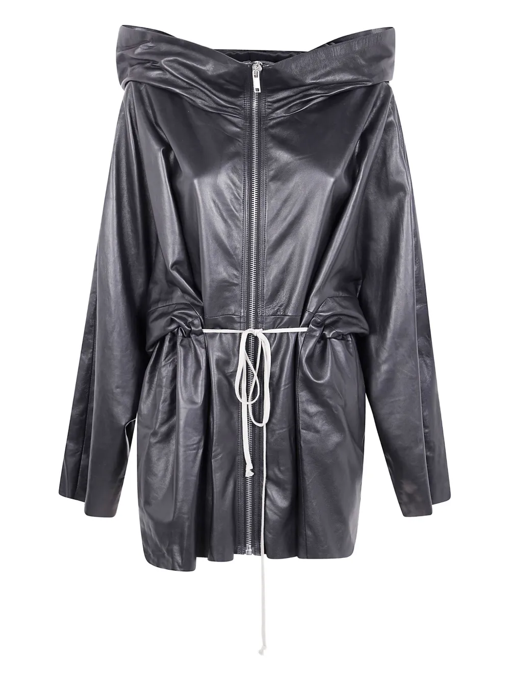 

Кожаная куртка Dwastrings Rick Owens, черный