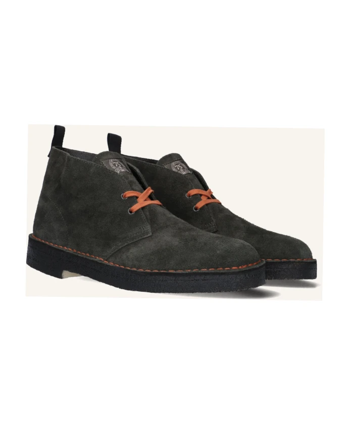 Зеленые ботинки для пустыни для мужчин Clarks, зеленый — фото 2