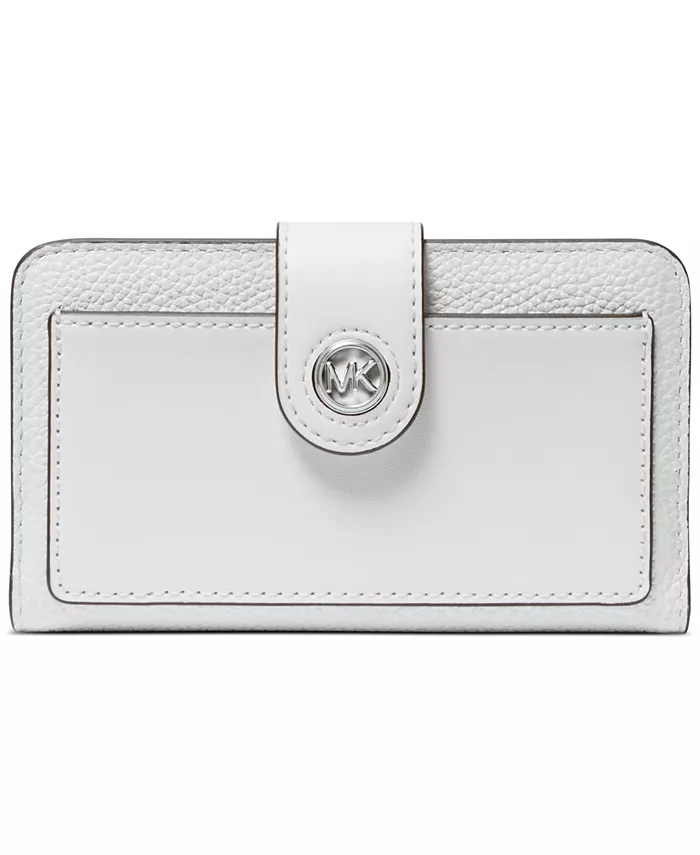 

Кошелек MK Charm Tab Pocket Bifold Michael Kors, белый