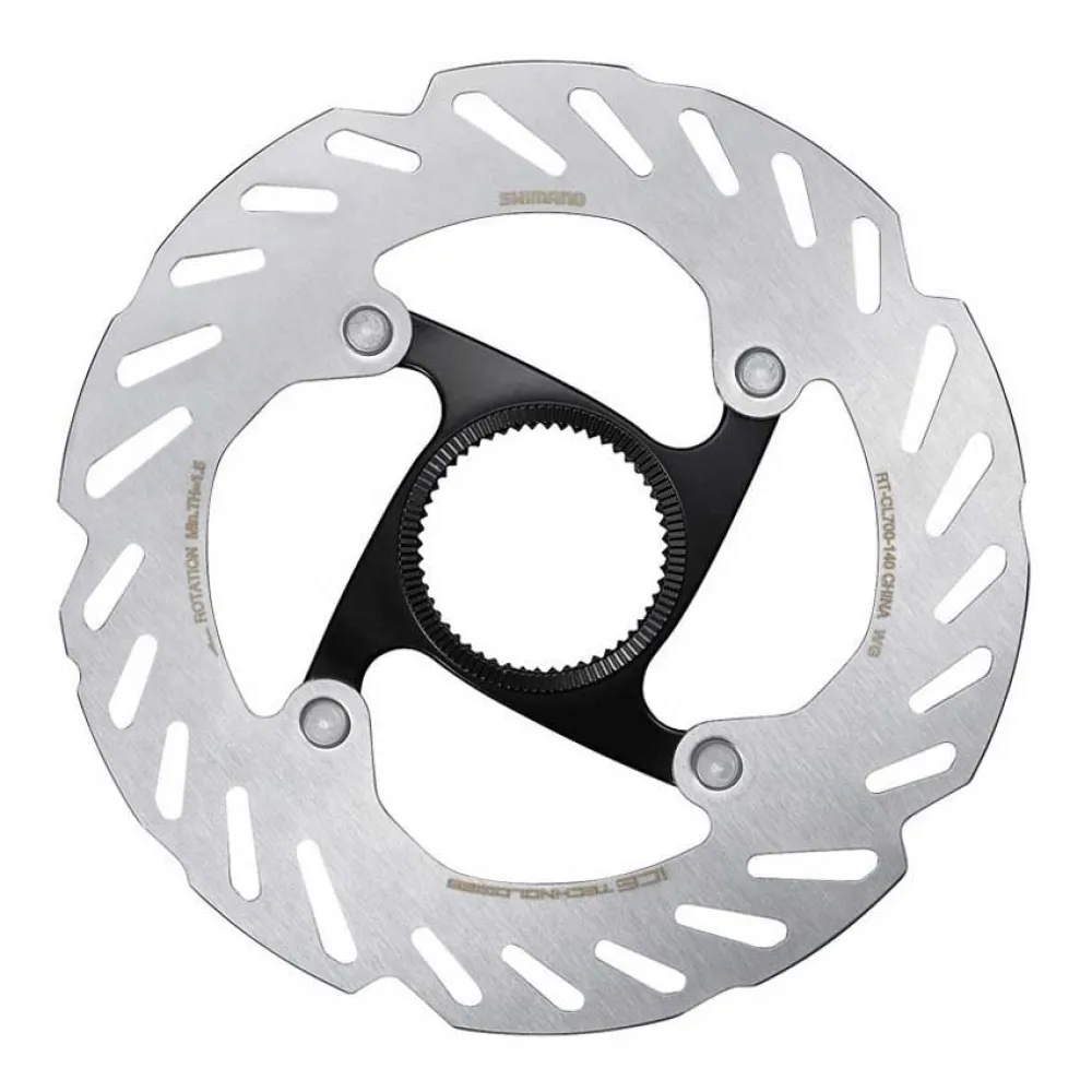 

Тормозной диск Shimano RT-CL700 CenterLock Inter Ice Tech 140 mm, серебряный