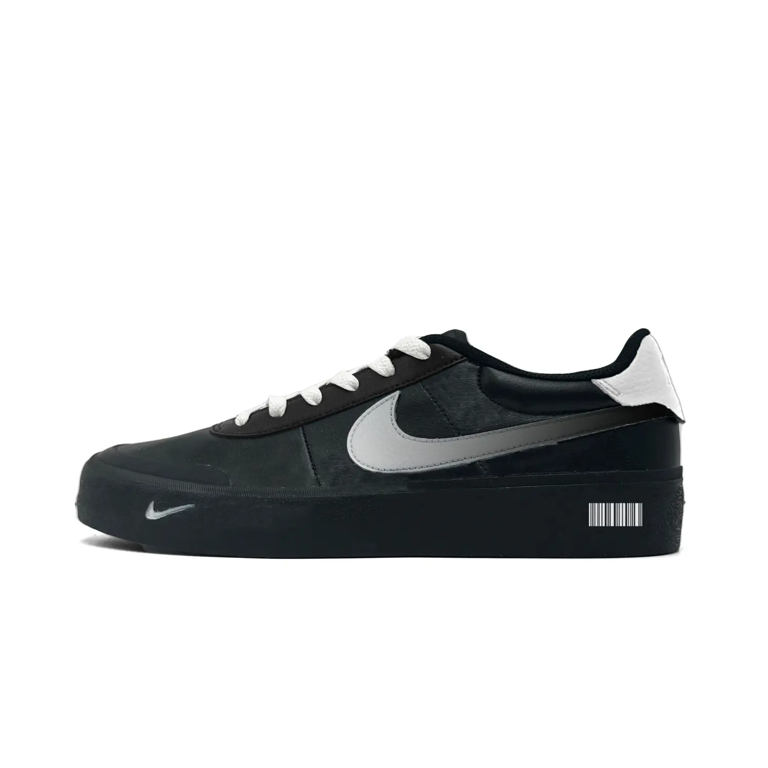 

Кроссовки Court Shot Dark Code Player Shock Absorbers Low Top для скейтбординга, мужские, черные Nike, Black