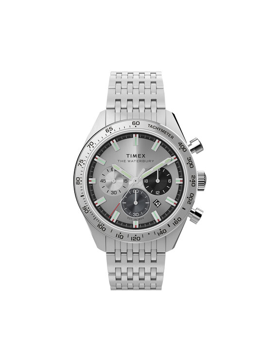 

Часы Waterbury TW2Y18700 Timex, серебряный