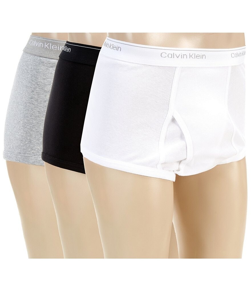 

Классические хлопковые трусы Calvin Klein Big & Tall, 3 шт., черный