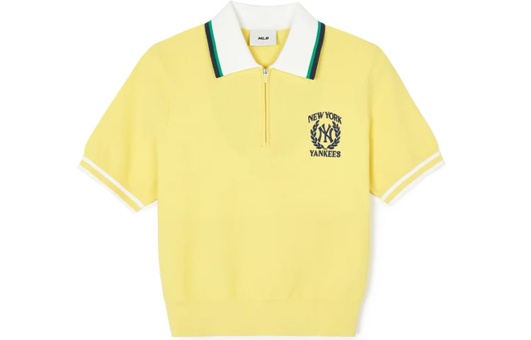 

Футболка поло New York Yankees женская желтая MLB