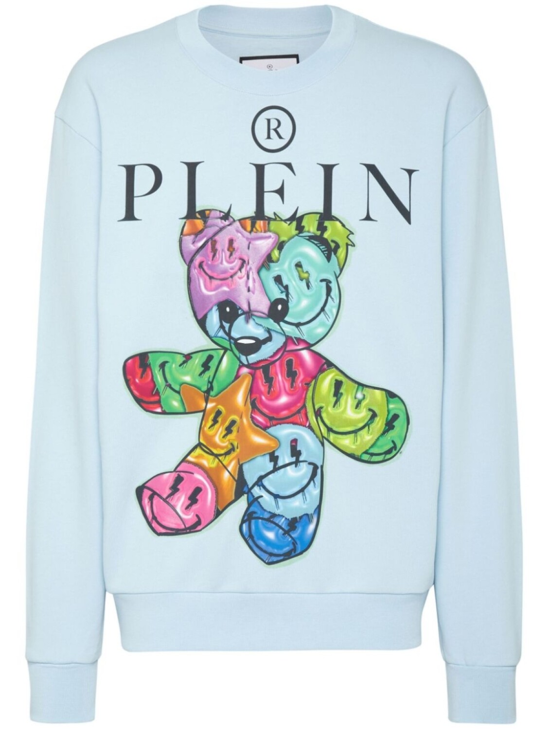 

Толстовка с принтом Philipp Plein, синий