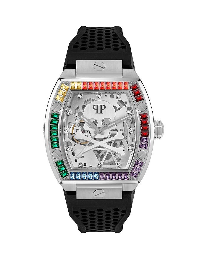 

PHILIPP PLEIN Часы $keleton, 44 мм, мультиколор