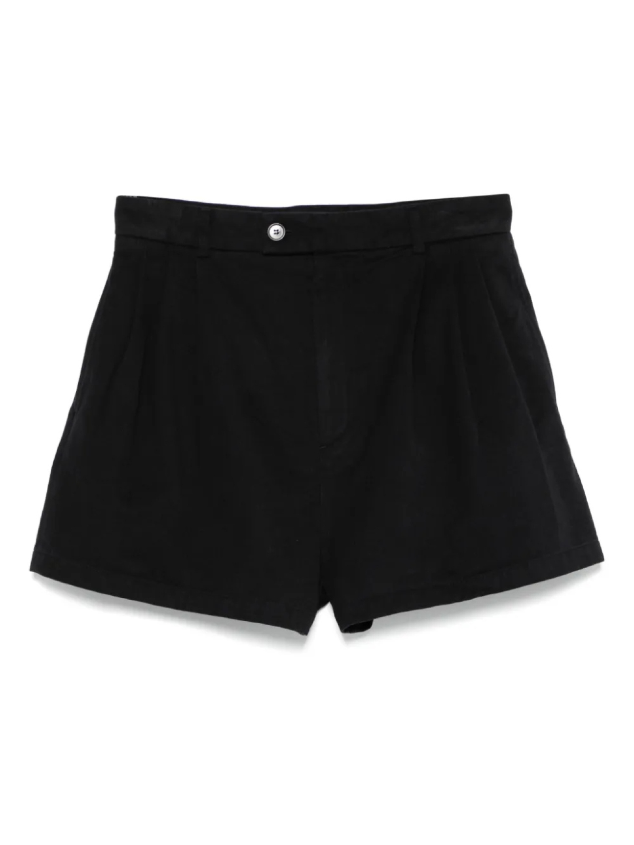 

Шорты с завышенной талией и складками Filippa K, черный