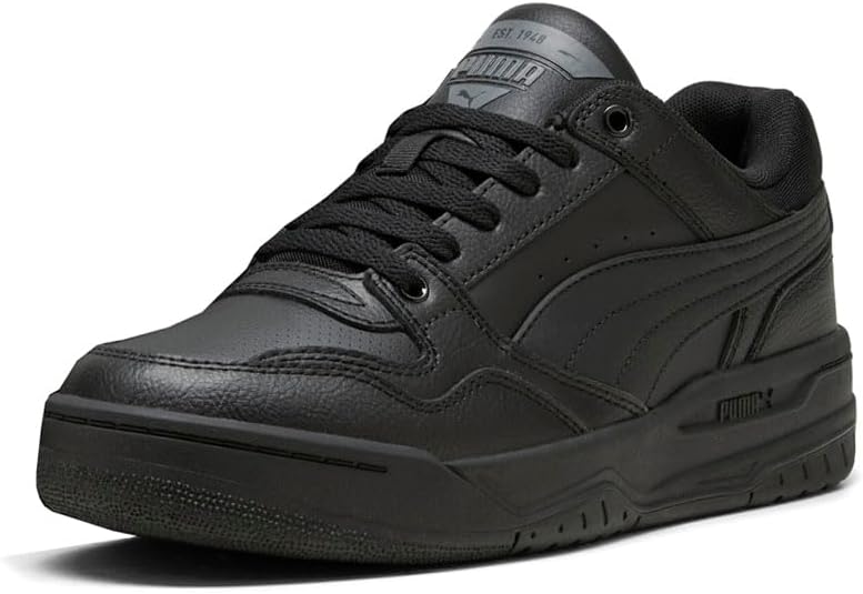 Мужские кроссовки PUMA Rebound Retro с шнуровкой, повседневные - черные — фото 2