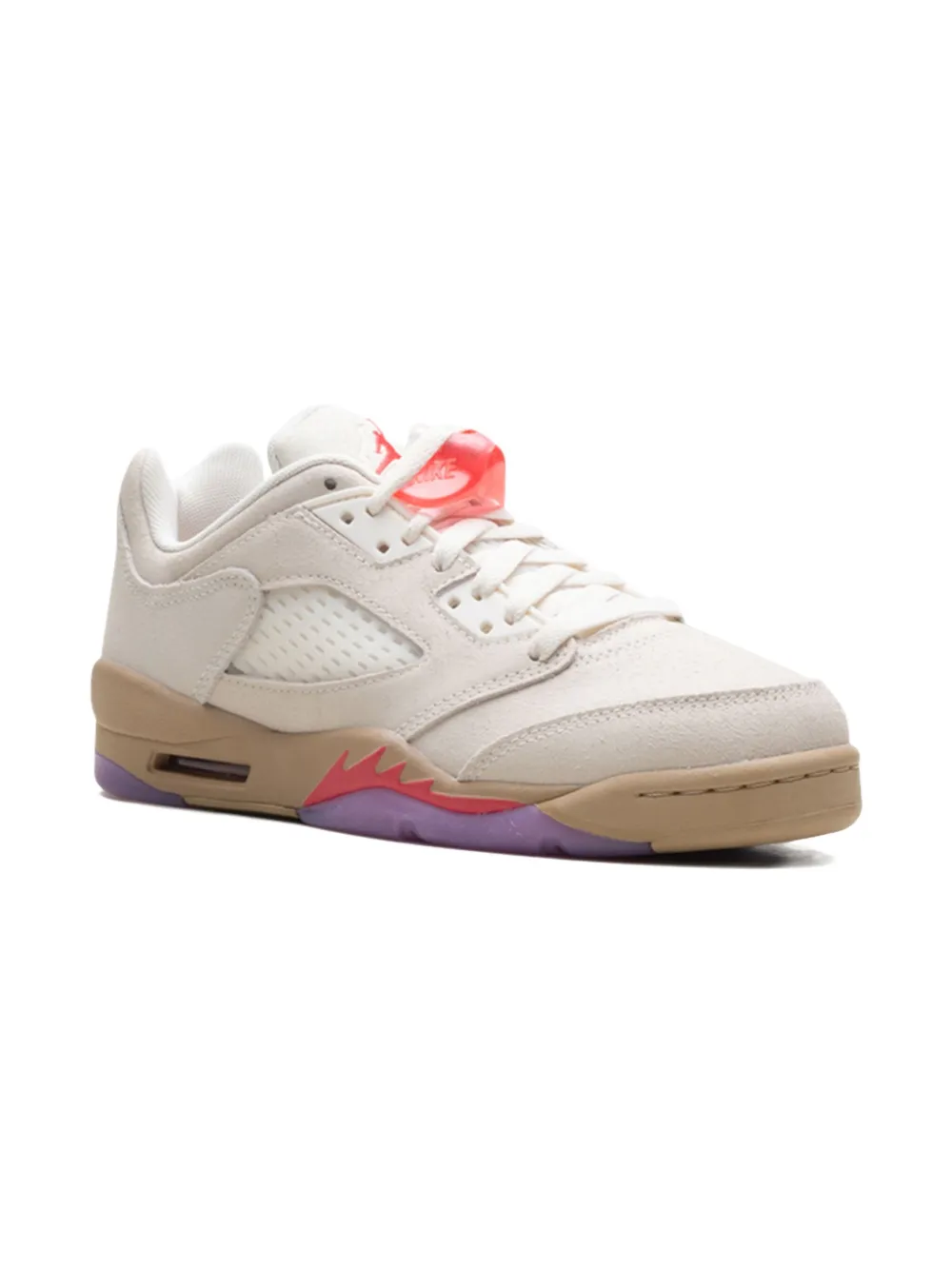 

Кроссовки Air Jordan 5 Pale Ivory/Fusion Red/Desert/Rush Fuchsia/White Jordan Kids, нейтральный