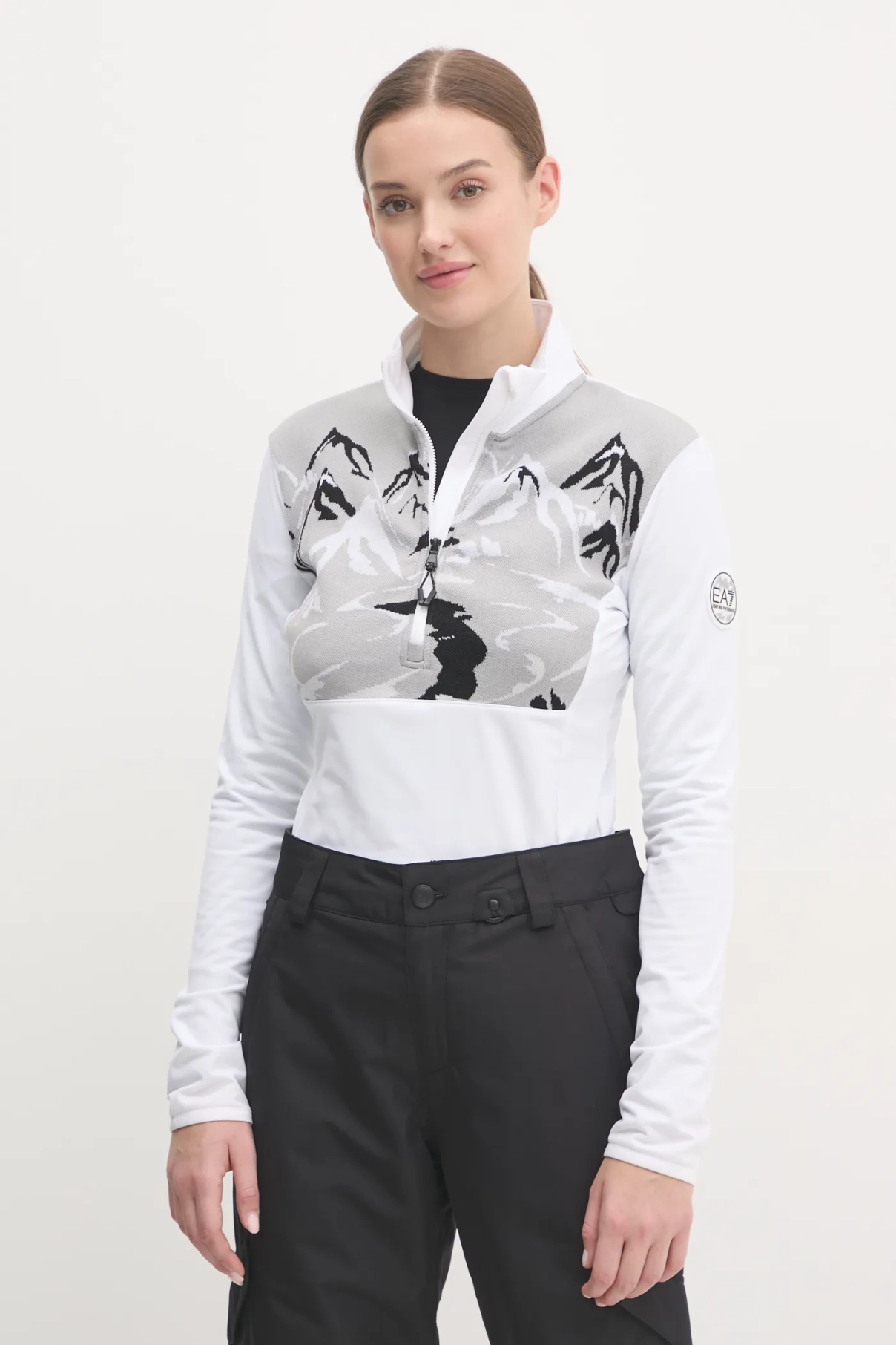 

Спортивная толстовка St. Moritz Powerstretch EA7 Emporio Armani, белый