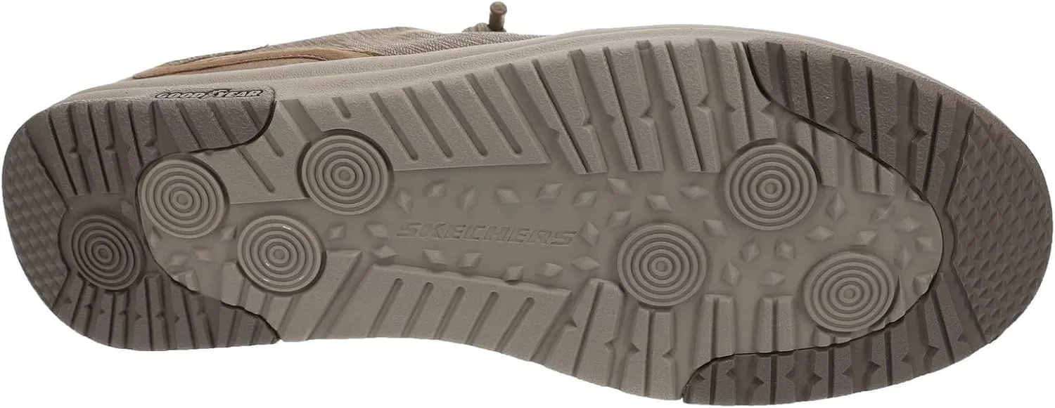 Мужские слипоны Skechers, светло-коричневые — фото 3