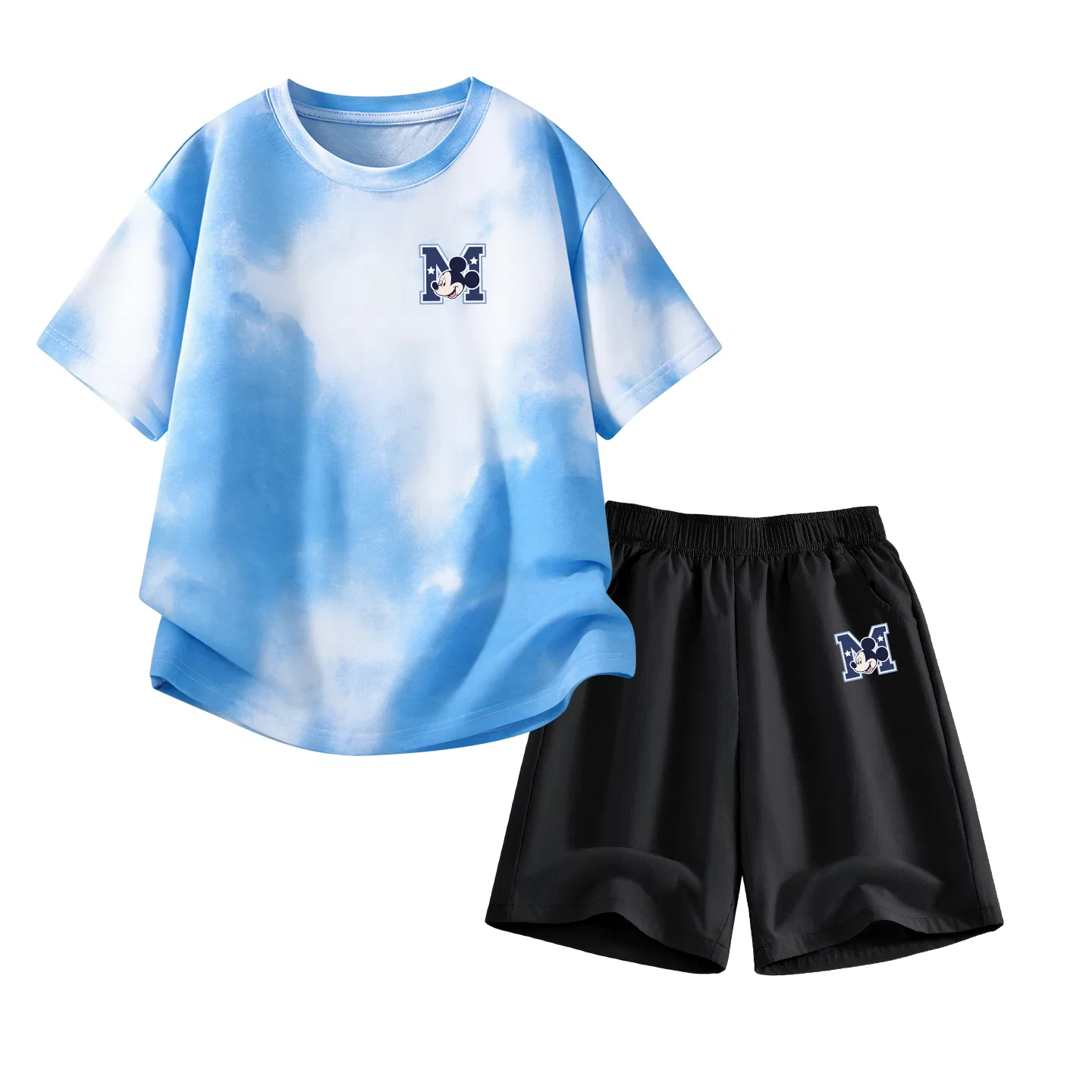 Спортивный комплект Disney Kids Casual Sportswear с принтом Di Star K, облачно-голубой и черный