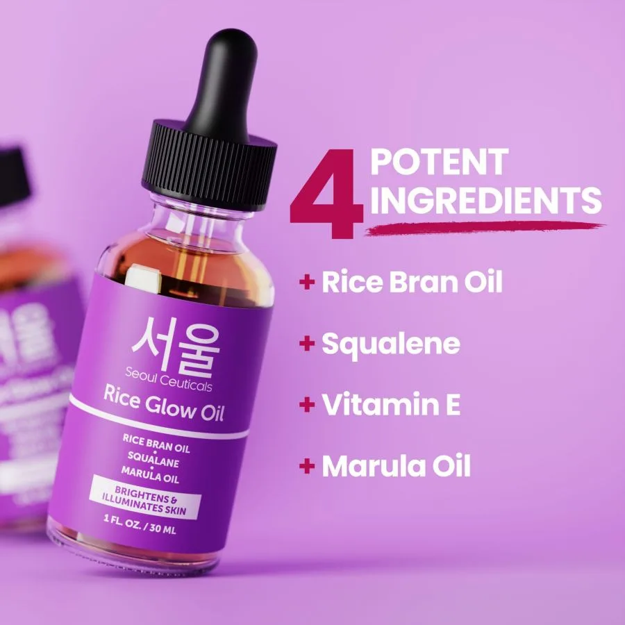 Корейское масло для сияния кожи головы Rice Glow Oil K Beauty Skincare Seoul Ceuticals, Open Miscellaneous — фото 4