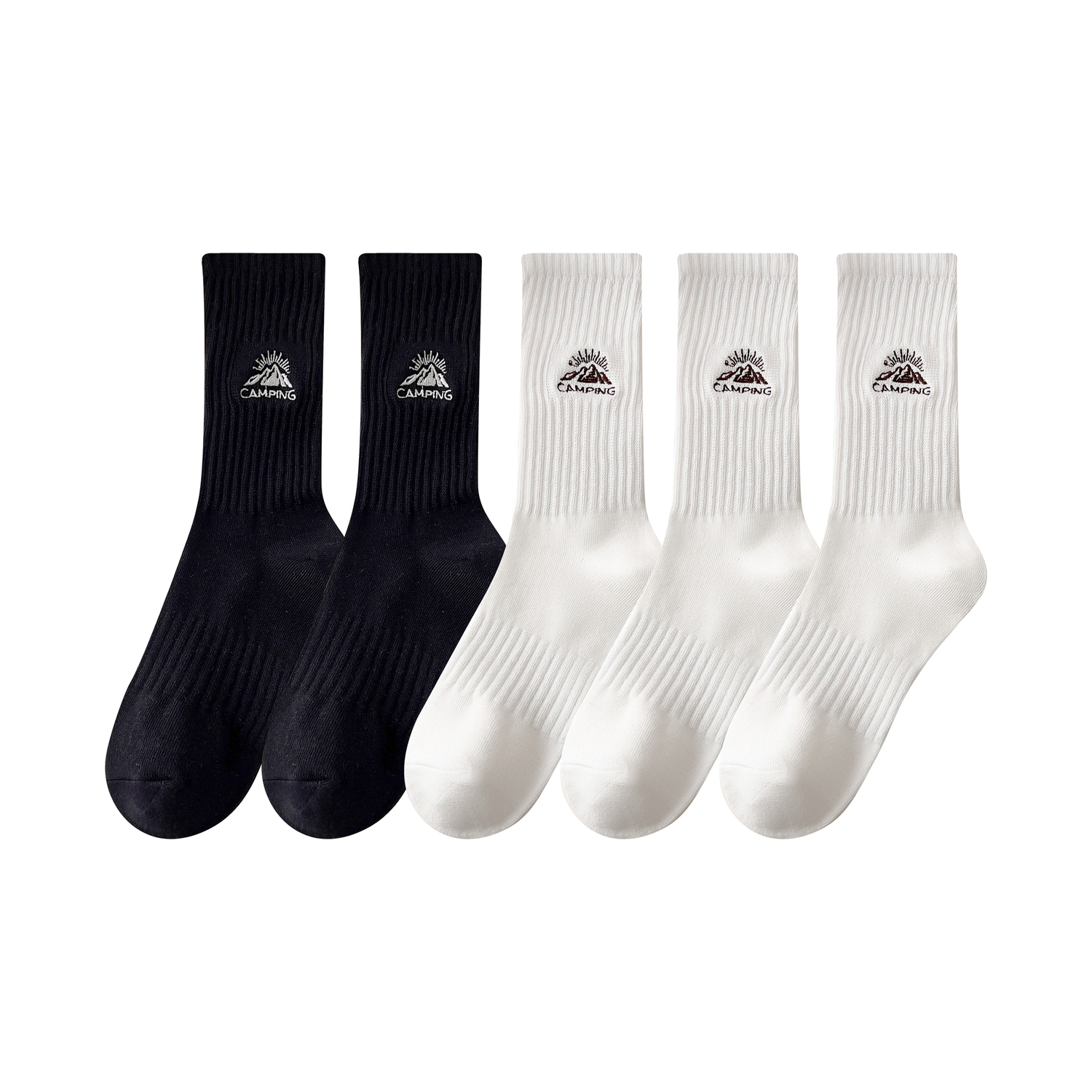 

Носки Crew, мужские, набор из 5 пар COTTON CHEESE, черно-белый