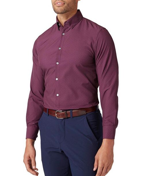 

Классическая рубашка с подветренной стороны Mizzen+Main, цвет Purple