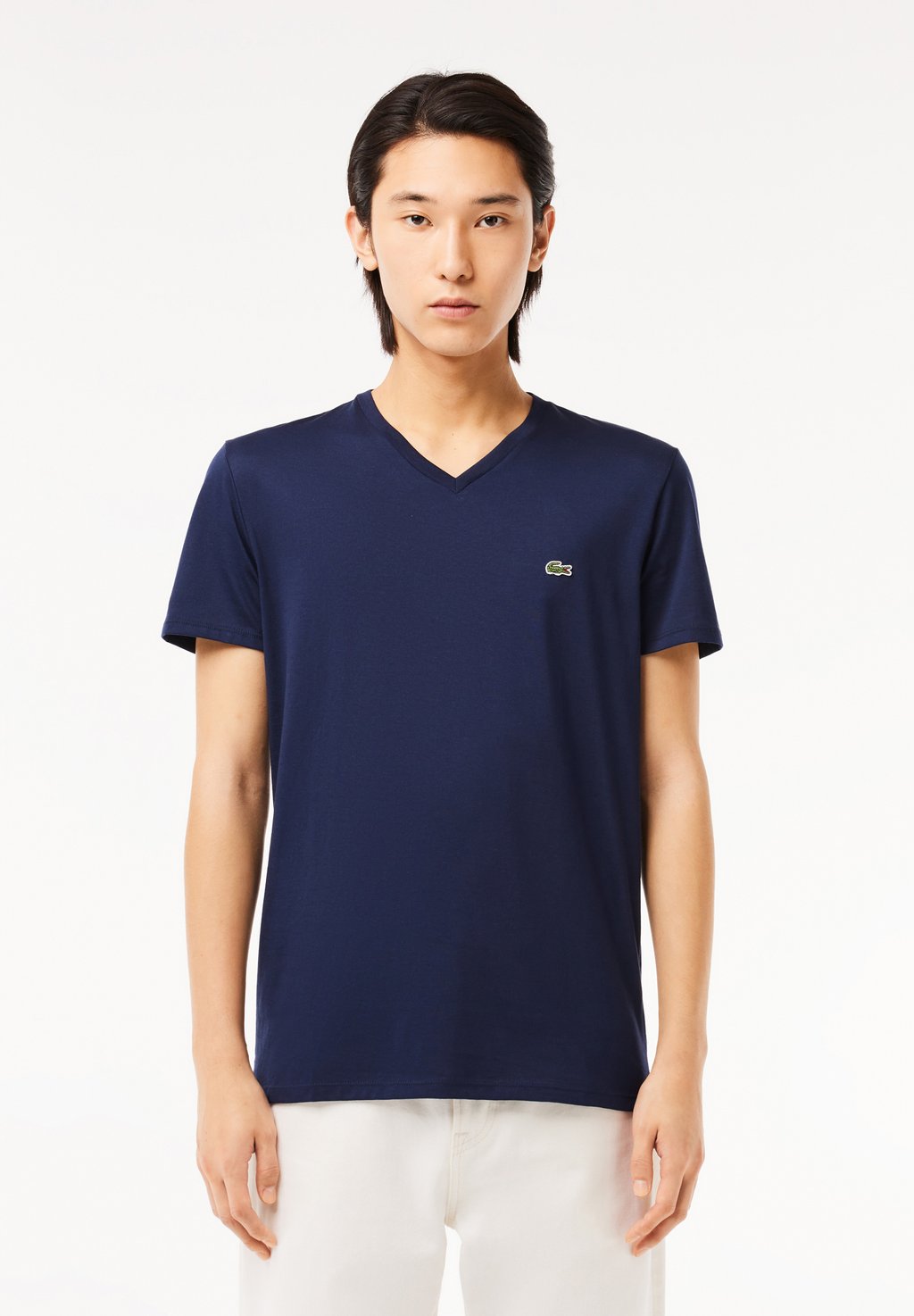 

Базовая футболка Lacoste, темно-синий
