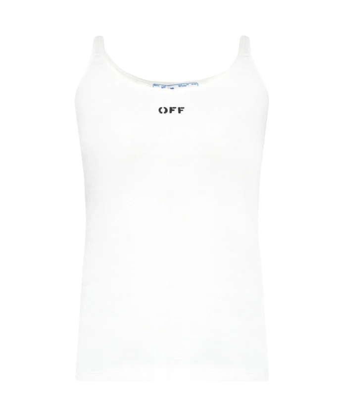 

Топ без рукавов Off White, белый