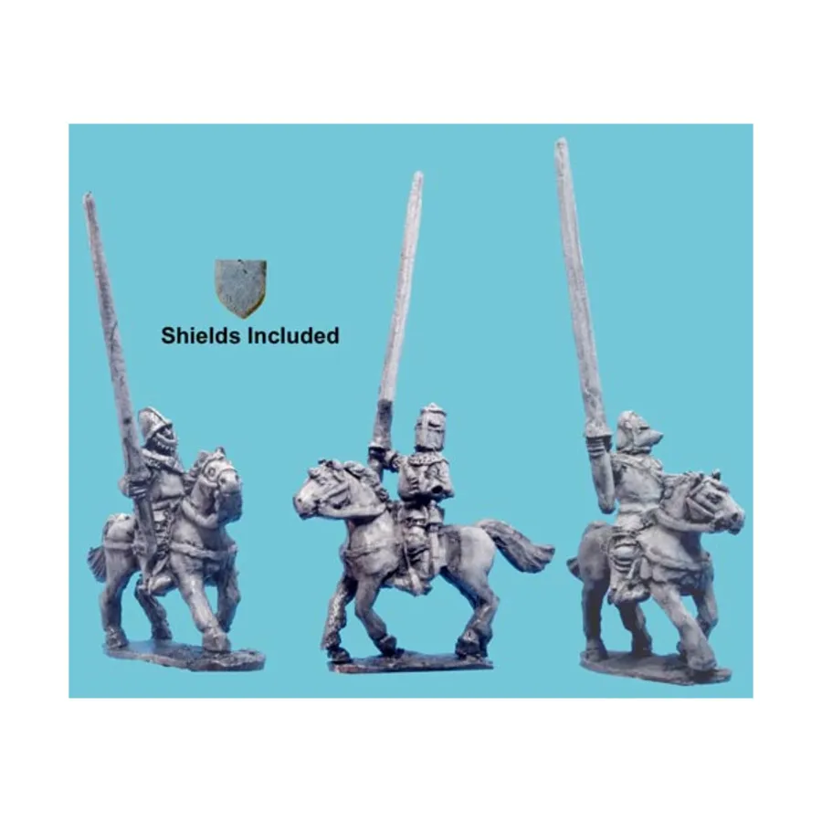 

Испанские рыцари - верхом, Hundred Years War - Crecy and Poitiers (15mm) (Old Glory)