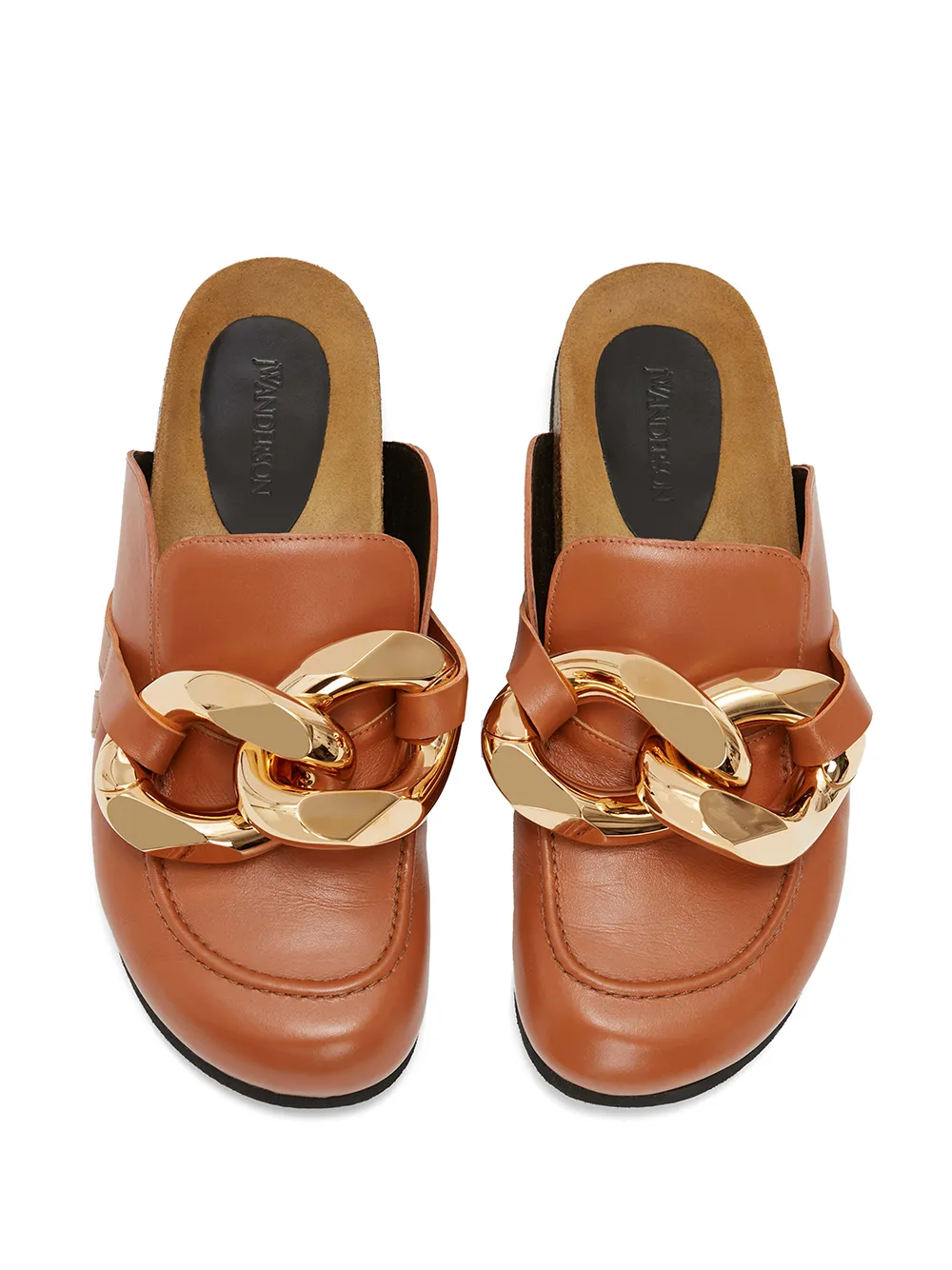 Мюли Chain JW ANDERSON, коричневый — фото 3