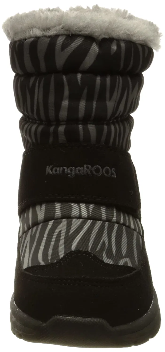 Детские ботинки для девочек без каблука Kp-marty Rtx KangaROOS, Jet Black Zebra — фото 2